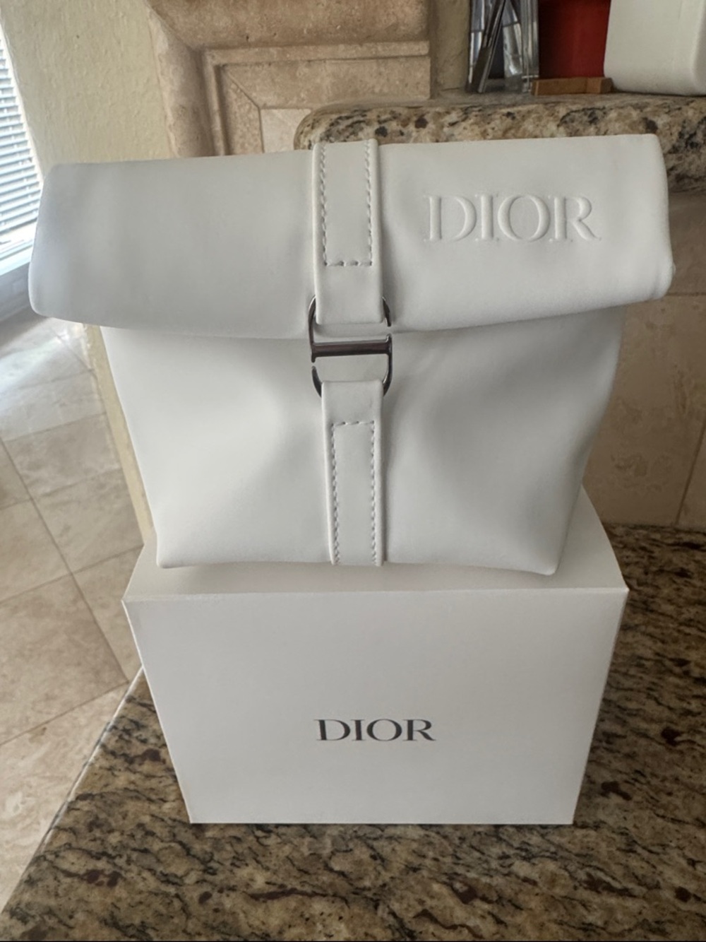 Dior cosmetics pouch